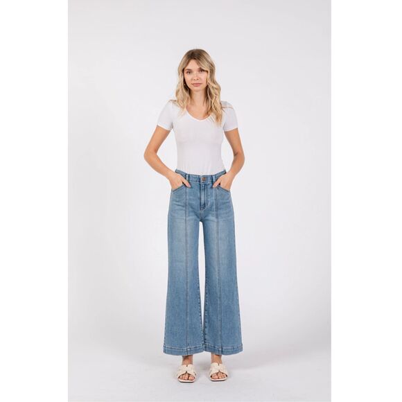 L.T.J. Paola Wide Leg w/ Seam Lines L.T.J LETTER TO JULIET size 30 - Picture 1 of 9